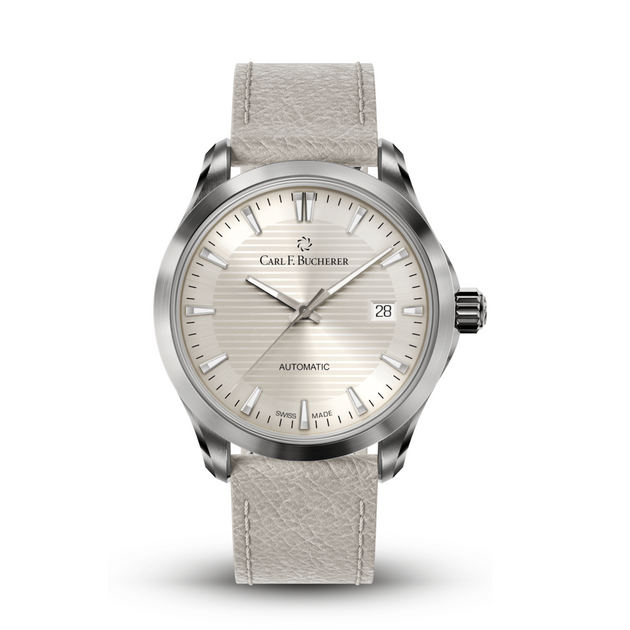 Carl F. Bucherer MANERO URBAN 38MM Beige Dial and White