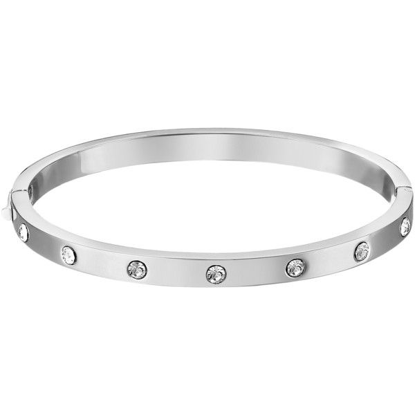 14k Gold Scattered Diamond Bangle Bracelet .60ctw