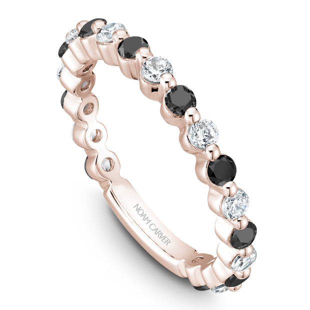 Noam Carver 3/4 Diamond Eternity with Alternating Colored Stones - STB38-2RBD-D