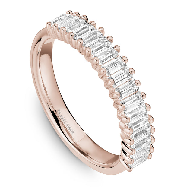 Noam Carver Diamond Baguette Wedding Band - STC42-1W