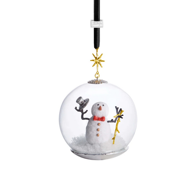 Michael Aram Snowman Snow Globe Ornament - 132405