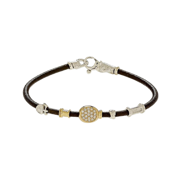 Misani Ladies Leather Bracelet - B2076