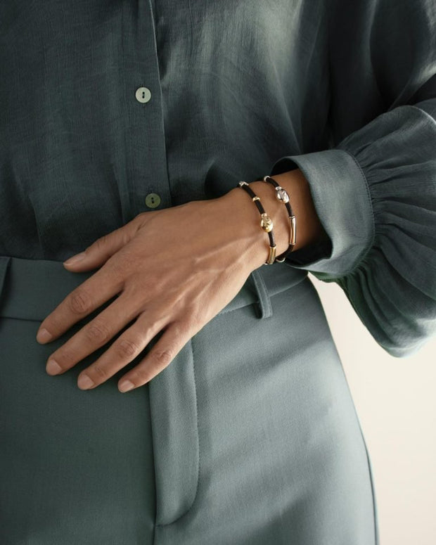 Misani Ladies Leather Bracelet - B2165