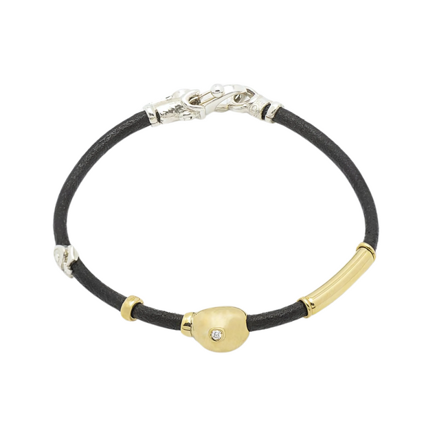 Misani Ladies Leather Bracelet - B2165