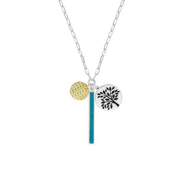 Sterling Silver Tree of Life Charm Necklace
