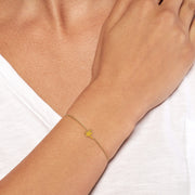 14k Yellow Gold Palm Tree Bolo Bracelet