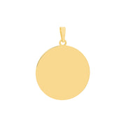 14k Yellow Gold Compass Pendant