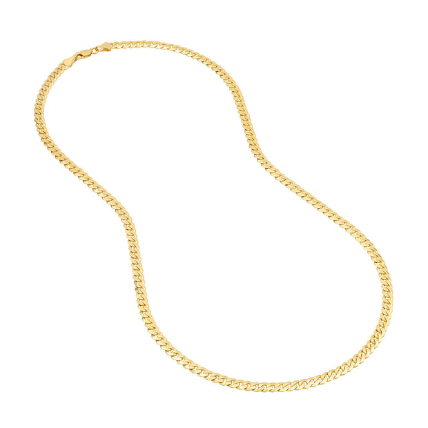 14k Yellow Gold Cuban Link Chain