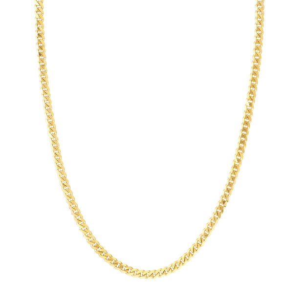 14k Yellow Gold Cuban Link Chain