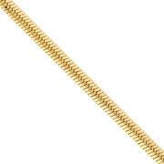14k Yellow Gold Snake Chain Ankle Bracelet