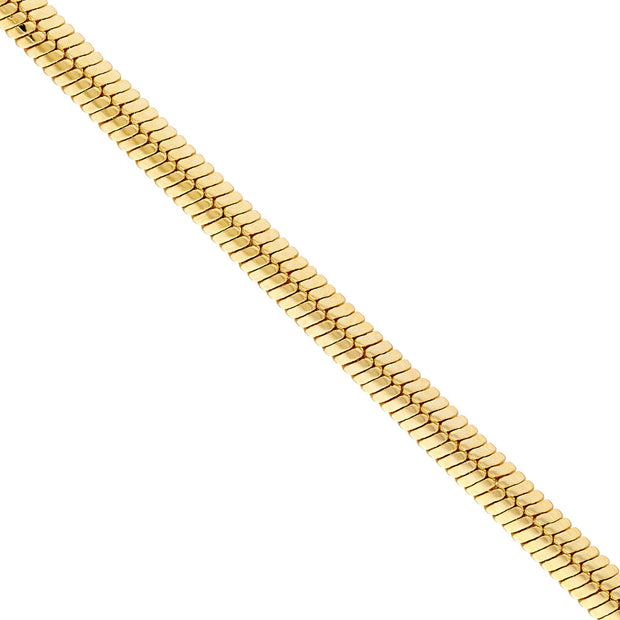 14k Yellow Gold Snake Chain Ankle Bracelet