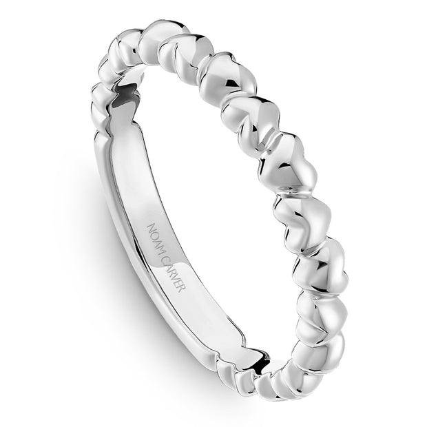 Noam Carver 3/4 Heart Eternity Band - STC17-1W