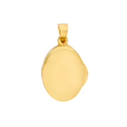14k Yellow Gold Oval Locket