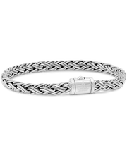 Sterling Silver Oval Paddy Chain Bracelet - 6mm