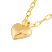 14k Yellow Gold Small Heart Charm