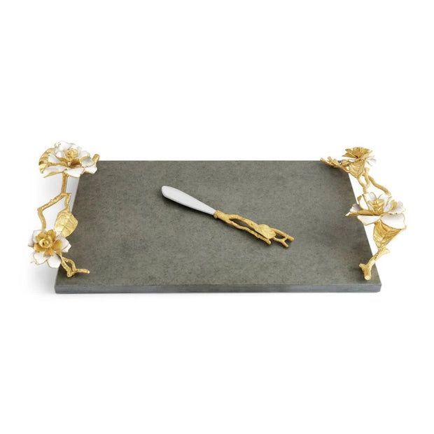 Michael Aram Gardenia Cheeseboard with Knife - 124707