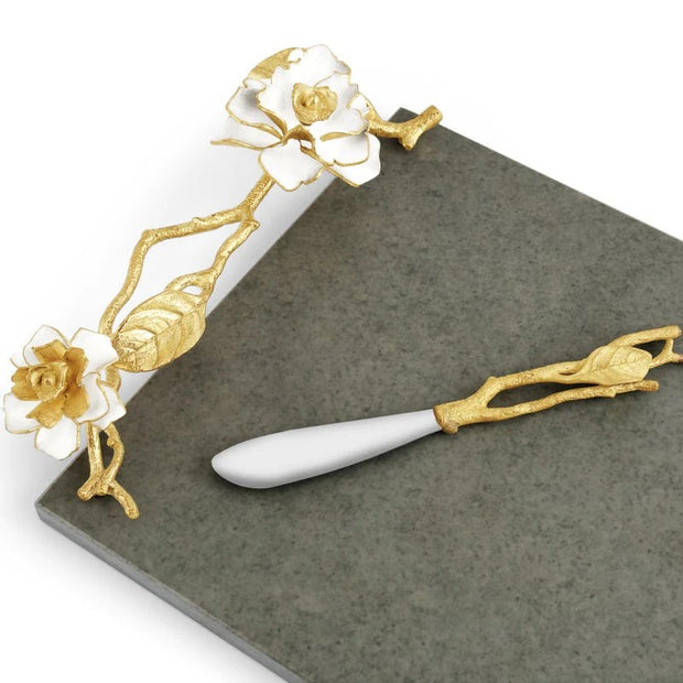 Michael Aram Gardenia Cheeseboard with Knife - 124707