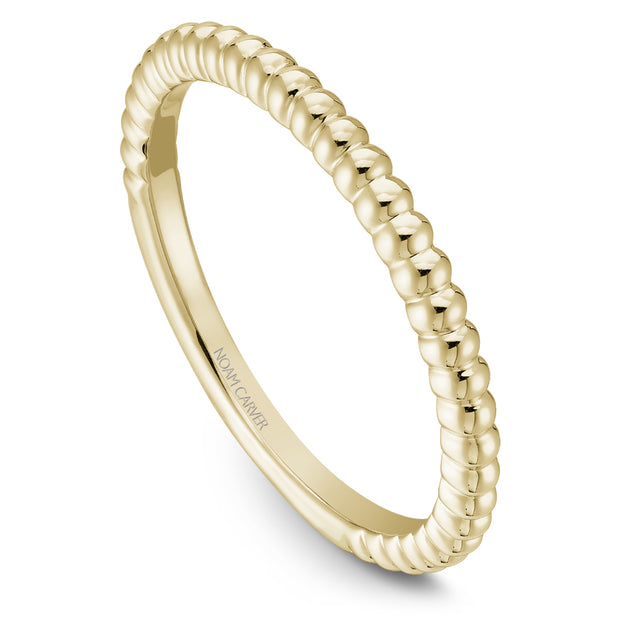 Noam Carver Beaded Wedding Band - STA4-1W