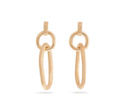 Marco Bicego 18kt Yellow Gold Polished & Engraved Link Drop Earrings - OB1825__Y_LI