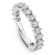 Noam Carver Round Cut Diamonds in Six Prong Setting 3/4 Eternity Band - STA48-1W