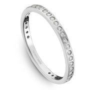 Noam Carver 3/4 Flush Set Diamond Eternity Band - STC18-1W