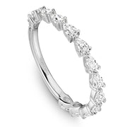 Noam Carver 3/4 Eternity of East-West Pear Cut Diamonds - STC37-1W