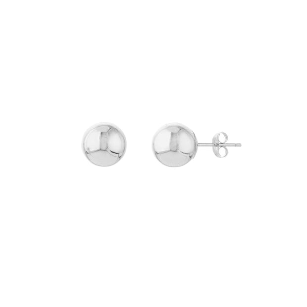 14kt Gold 8mm Ball Stud Earrings