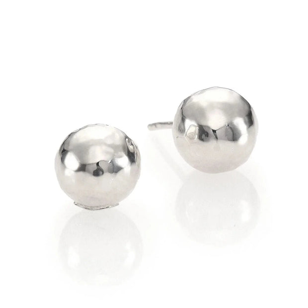 IPPOLITA Sterling Silver Classico Hammered Ball Stud Earrings - SE1603