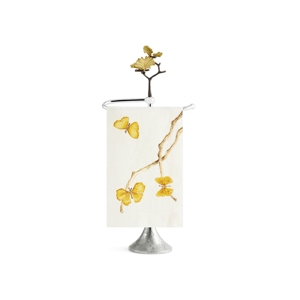 Michael Aram Butterfly Ginkgo Towel Stand - Thumbnail 2