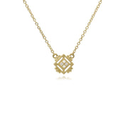RIPKA Juliette Pavé Diamond Cube Pendant