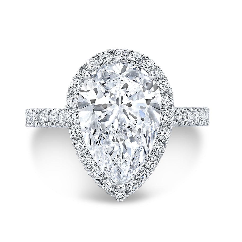 Diamond Halo Engagement Ring (Mounting)