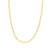 14k Yellow Gold 5mm Paper Clip Chain